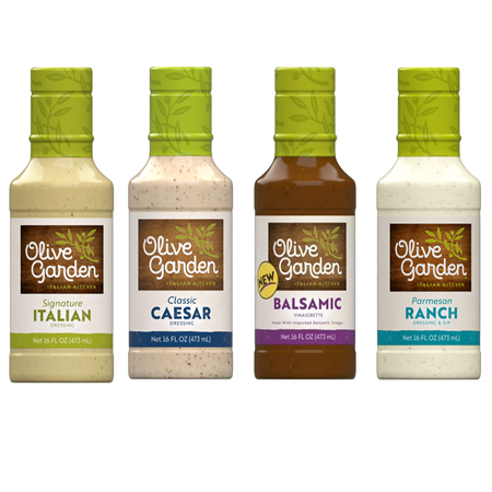 Save $1.00 on ONE (1) Olive Garden® Dressing (excludes 24oz & 36oz)
