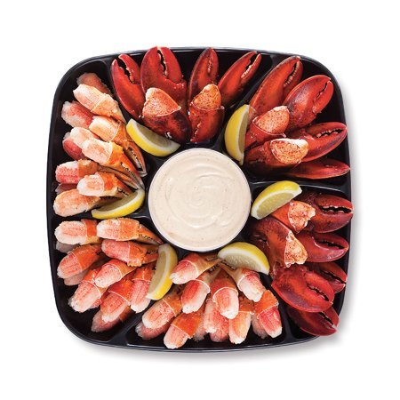 Save $15.00 Off The Purchase of One (1)  Seafood Claw Platter Medium, Ready-to-Eat, 88-oz tray