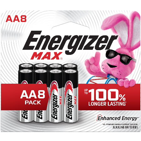 Save $3.00 on any ONE (1) Energizer Max AA or AAA 8-pack