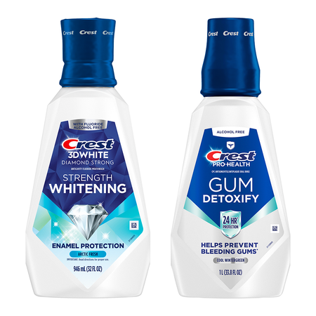 Save $3.00 on ONE Crest 3DWhite Brilliance Stain Prevention 473mL or 3DWhite Clean, 3DWhite Fresh or 3DWhite Strength or Pro-Health Advanced Extra Whi