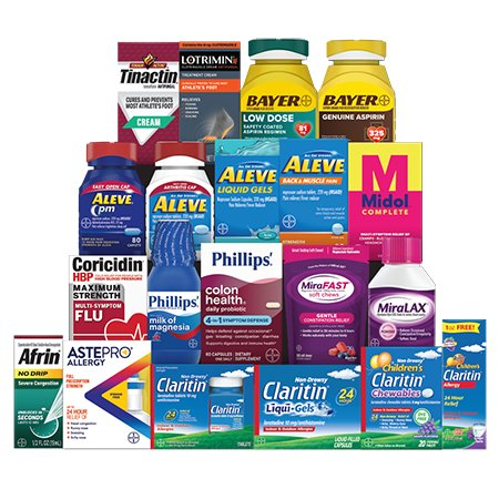Save $5 when you spend $25 on select Bayer products