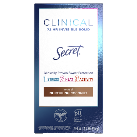 Save $2.00 on ONE Secret Clinical Antiperspirant / Deodorant (excludes trial/travel size and sprays).