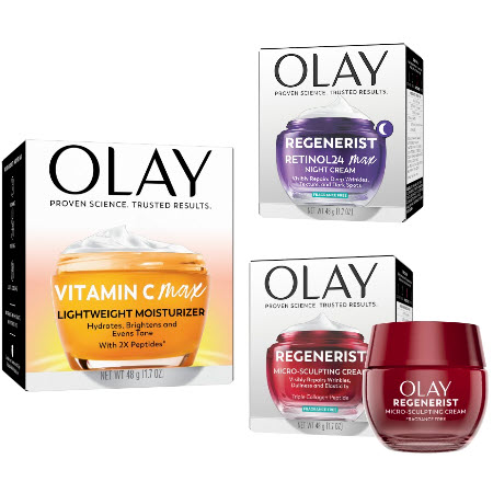 Save $4.00 on any ONE (1) Olay Facial Moisturizer, Eye or Serum 0.4-1.7 oz