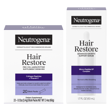 Save $6.00 on any ONE (1) NEUTROGENA&reg; Hair Restore Supplement Powder or Growth Scalp Serum