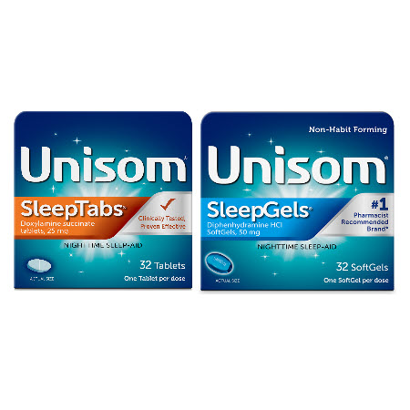 Save $3.00 on any ONE (1) Unisom product (excluding trial/travel sizes)