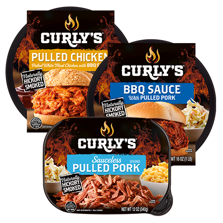 Save $2.50 on any ONE (1) Curly's® Pulled Pork or Pulled Chicken
