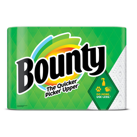 Save $1.00 on ONE Bounty Paper Towel Product 4 ct or larger (includes Double Plus Roll) (excludes trial/travel size).