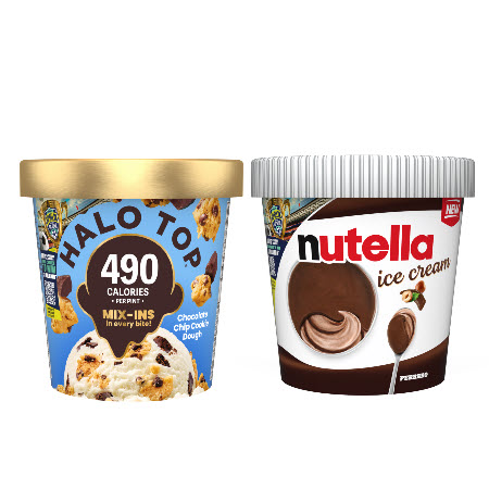 Save $2.00 on any TWO (2) Nutella Ice Cream Tubs (14 fl oz) OR Halo Top&reg; Pints