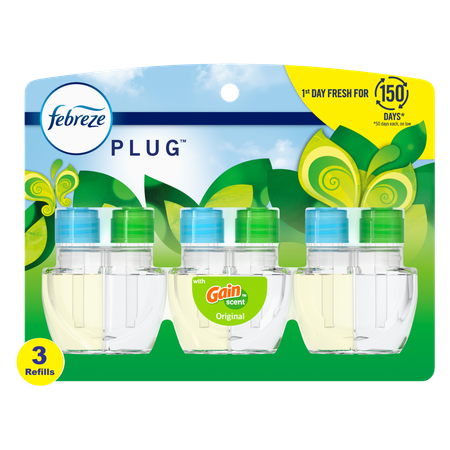 Save $3.00 on ONE Febreze Plug Dual, Triple Refills, or Quad Refills (excludes trial/travel size).