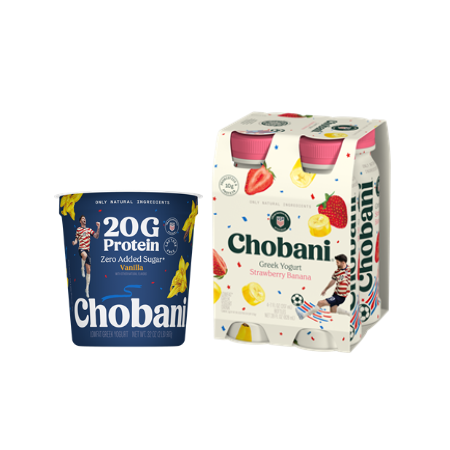 Save $1.00 on any TWO (2) Chobani Multi-Serve or Multipack Yogurt