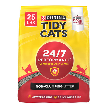 SAVE $1.00 on any ONE (1) 10 lb or larger TIDY CATS&reg; Conventional Non-Clumping Cat Litter