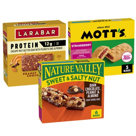 SAVE 50&cent; on 2 General Mills Snack Bars