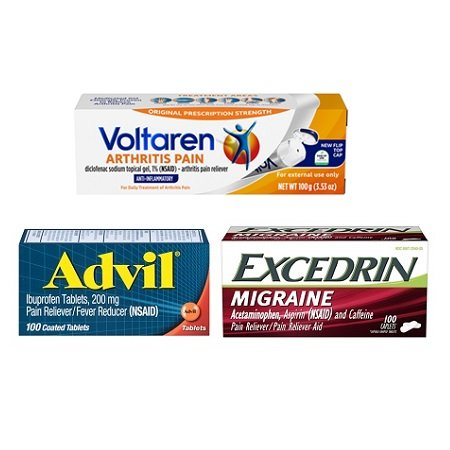 Save $3.00 on any ONE (1) Advil or Advil PM 72 ct or larger, or Excedrin 100 ct, or Voltaren 100 g