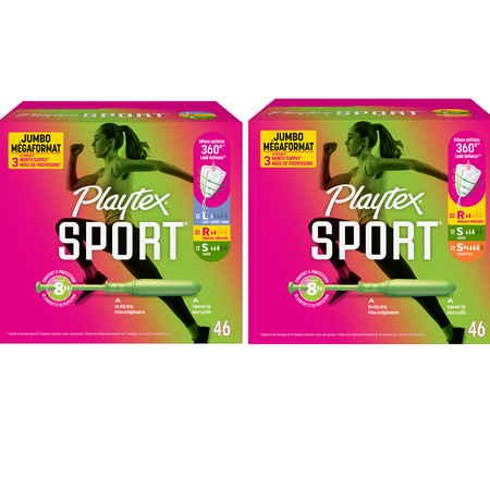 Save $1.00 on any ONE (1) Playtex&reg; Sport&reg; 18ct. - 48ct.