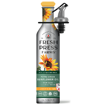 Save $3.00 on any ONE (1) Fresh Press Farms Cold Pressed Sunflower Oil