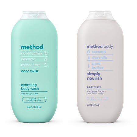 Save $1.00 on any TWO (2) Method Body Wash 18oz varieties