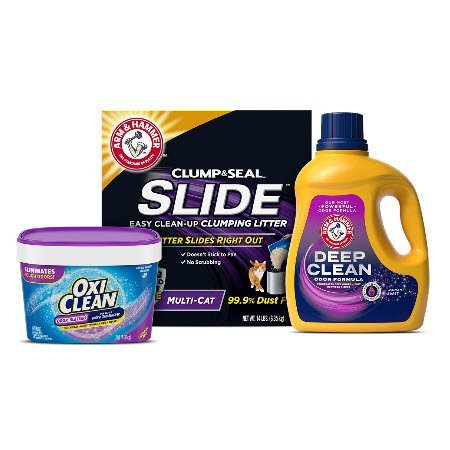 Save $5 when you spend $20 on any ARM & HAMMER, OxiClean, or Simply Saline products