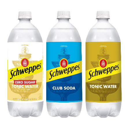 SAVE $1.00 on any FOUR (4) 1-liter bottles of any flavor* Schweppes Mixers (Reg. or Zero Sugar) *Flavors subject to availability