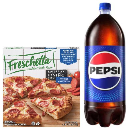 Buy any ONE (1) Freschetta Pizza (17.5oz-30.88oz) and get any ONE (1) Pepsi 2-L FREE