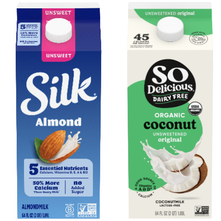 Save $1.00 on any ONE (1) One Silk or So Delicious Half Gallon 64oz