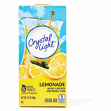 Crystal Light Drink MixBuy 1 Get 1 FREEFree item of equal or lesser price. 
10 or 12-qt, 7 or 10-ct., or 1.5 to 1.96-oz pkg.