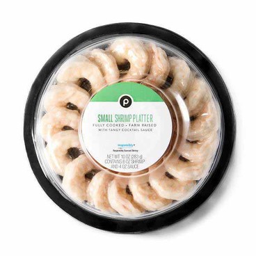 Publix Small Shrimp PlatterBuy 1 Get 1 FREEFree item of equal or lesser price.
Includes Sauce, Previously Frozen or Frozen, Net Weight 10-oz tray