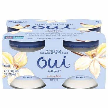 Oui by Yoplait French Style YogurtBuy 1 Get 1 FREEFree item of equal or lesser price.
4-pk. 5-oz jar; or :Ratio Protein Yogurt, 4-pk. 5.3-oz cup