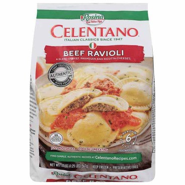 Celentano PastaBuy 1 Get 1 FREEFree item of equal or lesser price.
12.5 to 24-oz; or Manini's Gluten Free Ravioli, 16-oz bag