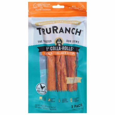 Truranch Dog ChewsBuy 1 Get 1 FREEFree item of equal or lesser price. 
3 or 15-ct. bag 
(Excluding Truranch 1-ct. Items)