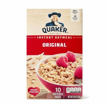 Quaker Instant OatmealBuy 1 Get 1 FREEFree item of equal or lesser price.
Or Grits, 8.4 to 14.1-oz box