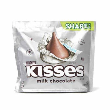 Hershey's Kisses Chocolate Share Pack BagsBuy 1 Get 1 FREEFree item of equal or lesser price.
Or Miniatures, Hugs, or Minis; or Reese's, York, Rolo, Heath Bar, Kit Kat, Almond Joy, Cadbury, or Mounds, 7.2 to 10.8-oz bag 
(Excluding Nuggets)