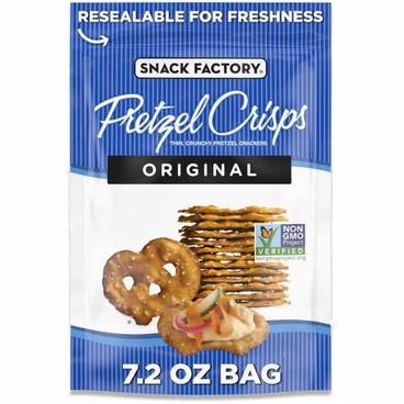 Snack Factory Pretzel CrispsBuy 1 Get 1 FREEFree item of equal or lesser price.
5 or 7.2-oz pkg.