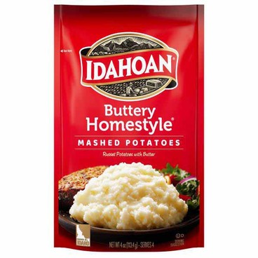 Idahoan Mashed PotatoesBuy 1 Get 1 FREEFree item of equal or lesser price.
1.5 to 4.6-oz pkg. or Homestyle Casserole, 4-oz box