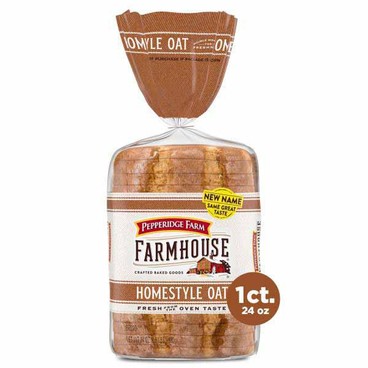 Pepperidge Farm Farmhouse BreadBuy 1 Get 1 FREEFree item of equal or lesser price.
Or Buns or Rolls, 11 to 24-oz pkg.
