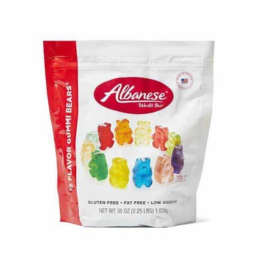 Albanese Gummi BearsBuy 1 Get 1 FREEFree item of equal or lesser price.
Family Size, 12 Flavors, 36-oz bag; or Mamba Fruit Chews, Party Size, 30-oz bag