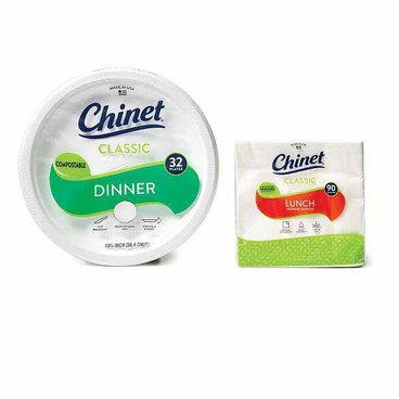 Chinet Classic White Plates or BowlsBuy 1 Get 1 FREEFree item of equal or lesser price.
24 to 70-ct.; or Crystal Plastic Cups or Plates, 16 to 50-ct.; or Napkins, 40 or 90-ct. pkg.