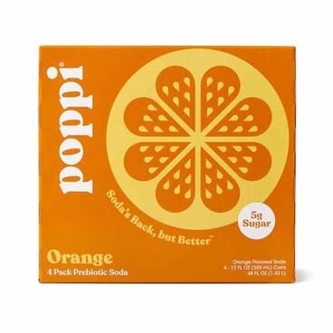 4-Pack Poppi Prebiotic SodaBuy 1 Get 1 FREEFree item of equal or lesser price.
12-oz can