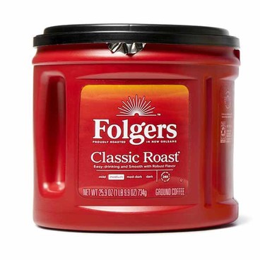 Folgers Ground CoffeeBuy 1 Get 1 FREEFree item of equal or lesser price.
22.6 or 25.9-oz can