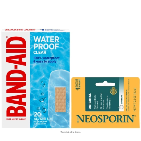 Save $1.00 on any ONE (1) BAND-AID&reg; Brand Adhesive Bandages, BAND-AID&reg; Brand of First Aid or NEOSPORIN&reg; product
