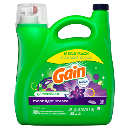Save $3.00 on ONE Gain Liquid Laundry Detergent 99 oz OR 132 oz OR 144 oz (includes Gain Plus 99 oz) OR Gain Powder Laundry Detergent 104 oz OR 135 oz