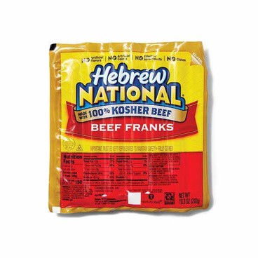 Hebrew National Kosher Beef FranksBuy 1 Get 1 FREEFree item of equal or lesser price.
10.3 or 12-oz pkg.