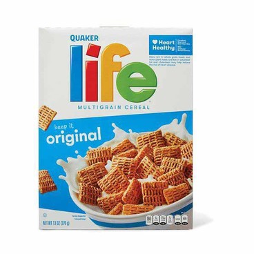 Quaker Life CerealBuy 1 Get 1 FREEFree item of equal or lesser price.
13-oz box or Cap'N Crunch Cereal, 10.3 to 12.6-oz box