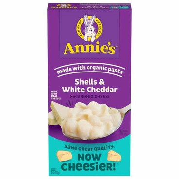 Annie's Macaroni & CheeseBuy 1 Get 1 FREEFree item of equal or lesser price.
Or Pasta & Cheese, Vegan Mac, or Super! Mac, 5.25  to  11.3-oz  box