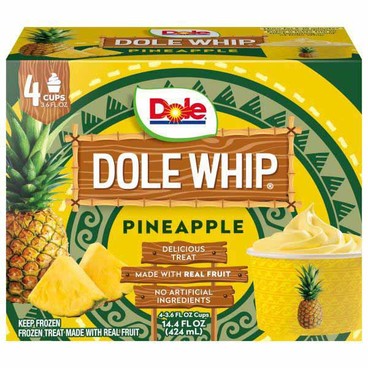 Dole Whip Frozen Treat, Made With Real FruitBuy 1 Get 1 FREEFree item of equal or lesser price.
14.4-oz box