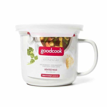 Goodcook Ceramic Soup MugBuy 1 Get 1 FREE eachFree item of equal or lesser price.
With Vent Lid, White