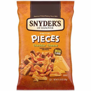Snyder's of Hanover PretzelsBuy 1 Get 1 FREEFree item of equal or lesser price.
7 to 12-oz bag