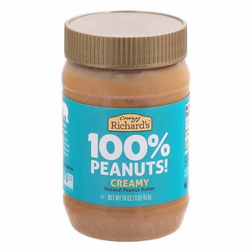 Crazy Richard's Peanut ButterBuy 1 Get 1 FREEFree item of equal or lesser price.
16-oz jar