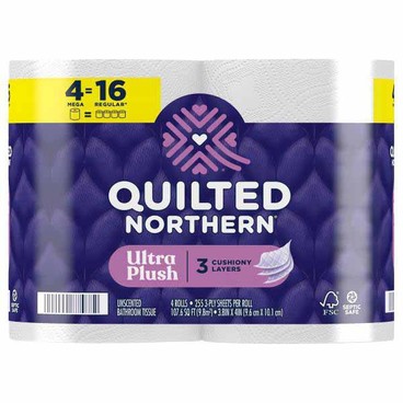 Quilted Northern Bathroom TissueBuy 1 Get 1 FREEFree item of equal or lesser price.
Mega Rolls, 4-roll pkg.