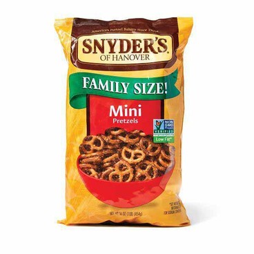 Snyder's of Hanover PretzelsBuy 1 Get 1 FREEFree item of equal or lesser price.
Or Sourdough Nibblers, Family Size, 16-oz bag