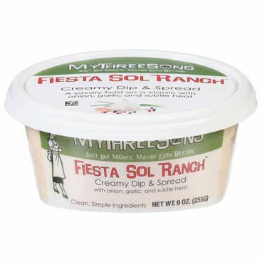Mythreesons Dips: Fiesta-Style Ranch or Smoky OnionBuy 1 Get 1 FREEFree item of equal or lesser price. 
9-oz pkg.